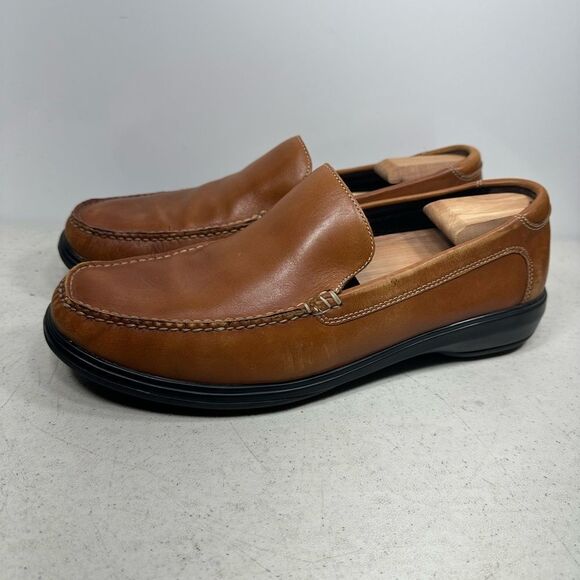 Cole Haan Mens Keating Venetian II Brown Leather Slip On Loafers C11403 Sz 12 - Picture 4 of 8
